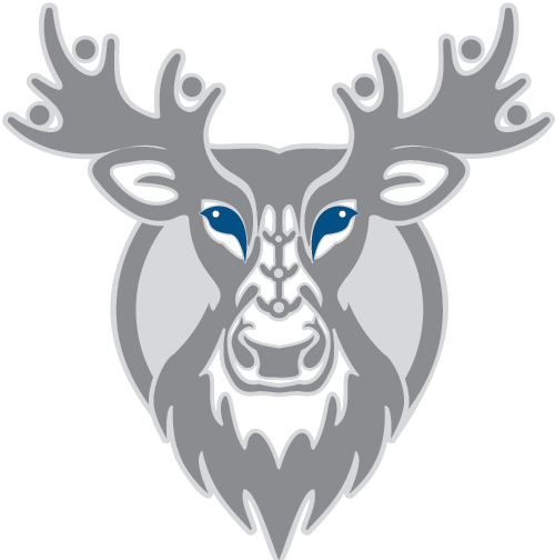 The eyes of the moose are composed of the silhouette of a bird representing the sky. They are often seen as messengers, teaching us how-to live-in connection with other living beings.